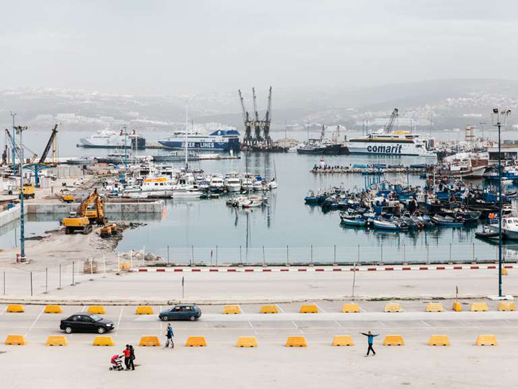 Port de pêche de Tanger en 2017
