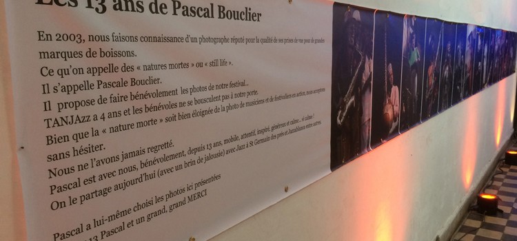 Pascal Bouclier, le photographe de Tanjazz depuis 13 ans.