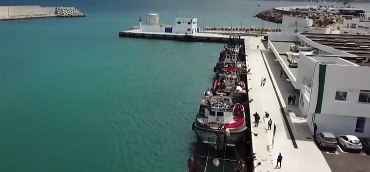 Le nouveau port de pêche de Tanger, enfin inauguré.