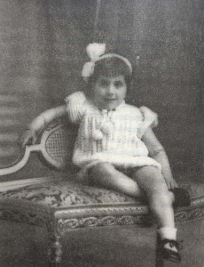rachel Muyal a l'âge de 3 ans