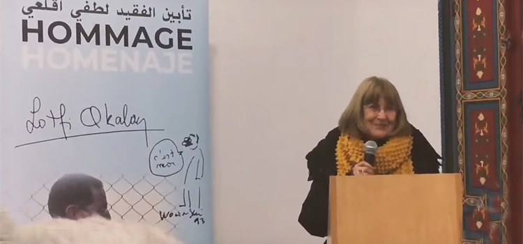 Hommage de Christine Keyeux à Lotfi Akalay.