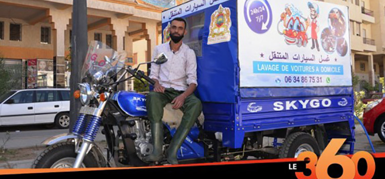 Le « lavage mobile » à Tanger pour contrer la crise.