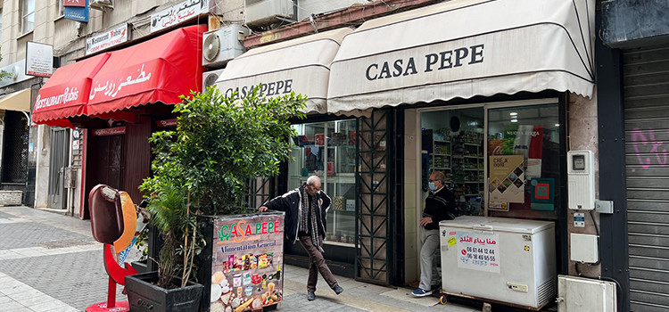 « CASA PEPE », une épicerie historique à Tanger.