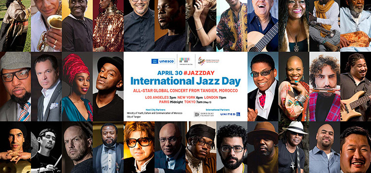 Programme de la journée internationale du jazz de Tanger.