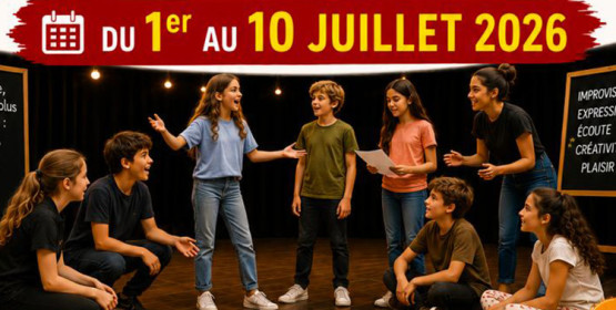 Inscrivez-vous aux Ateliers Théâtre de la Fondation Lorin.