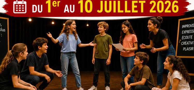 Inscrivez-vous aux Ateliers Théâtre de la Fondation Lorin.