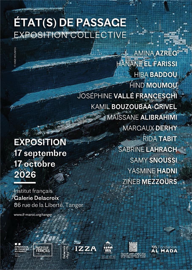 tanger-experience - le web magazine de Tanger - Exposition Etats de passage-Galerie Delacroix de Tanger etats de passage-affiche-750-26